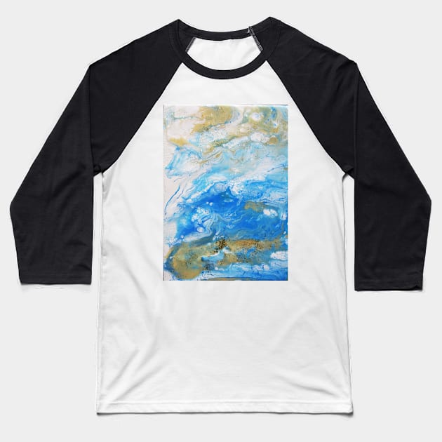 The Sea Gypsy Baseball T-Shirt by artdamnit